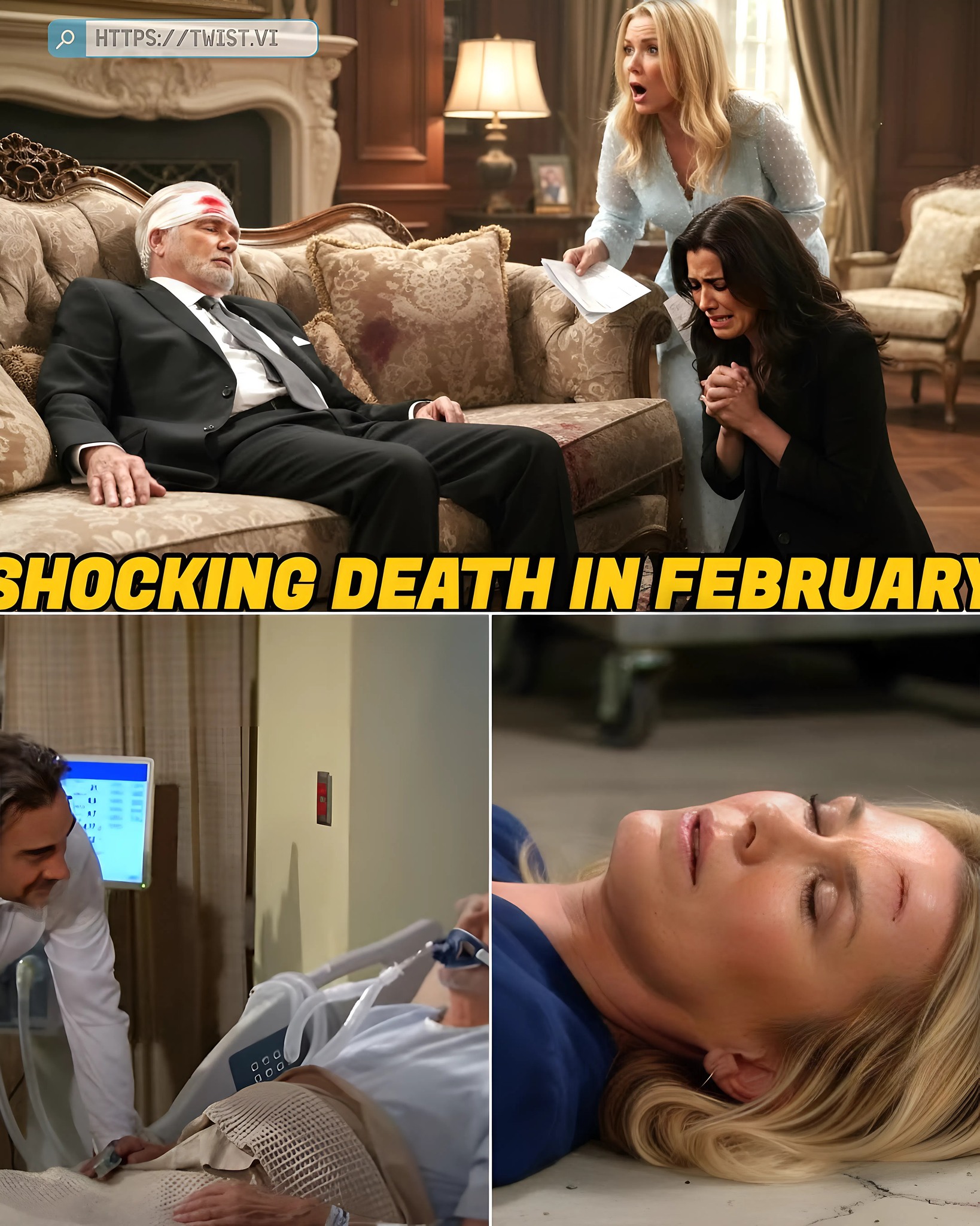 1Brooke Discovered Eric's Critical Condition, Shocking Death in February The Bold and the Beautiful 